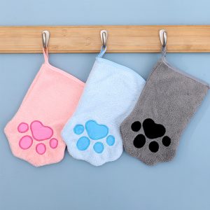 Pet Drying Glove Towel — Fast-Drying, Absorbent Cleaning Mitt for Dogs & Cats (Bath Towel)