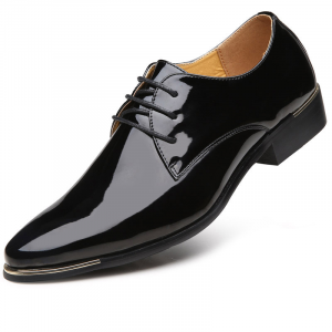Men Leather Shoes Men Business Casual Dress Shoes Business Casual Leather Shoes Slip-on Black Driving Shoe For Men