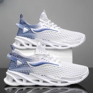 Teenage round headed hollow out men's running shoes