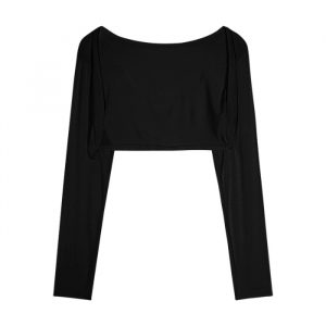 Trendy shawl vest strapless long-sleeved top
