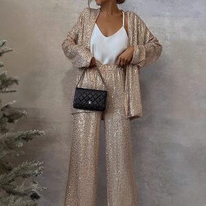 Stylish Casual Pants Two-Piece Set