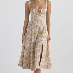 Sophisticated and elegant spaghetti strap dress