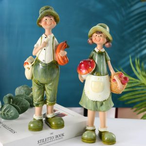 Creative Classical Style Valentine's Day Country Children's Ornaments Resin Crafts Home Decorations Bedroom Decoration
