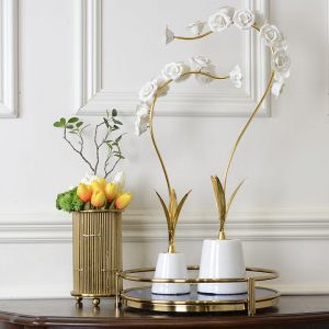 European fashion marble living room porch decoration
