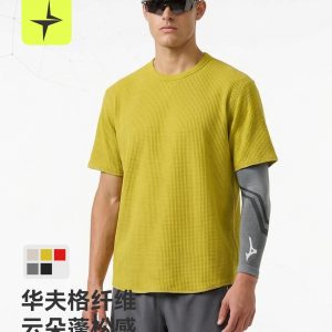 Waffle Knit Sports Short-Sleeve T-Shirt, New Spring/Summer 2026 Arrival, Outdoor Moisture-Wicking Quick-Drying Top