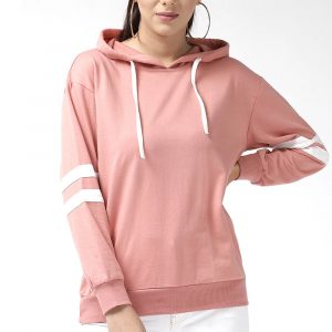 Hooded Women's Winter Hoodies Breathable Embroidery Printed
