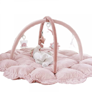 Baby Play Gym Floor Baby Play Activity Awakening Mat 6 Hanging Toys