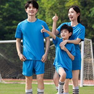 Customized men's football match kits, children's club training sportswear, adult quick-dry short-sleeve jerseys