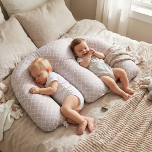 Baby Twin Nursing Breast Feeding Pregnant Custom