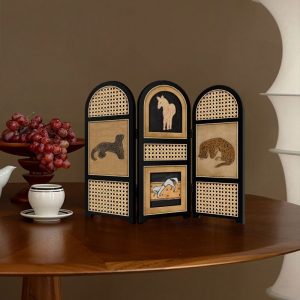 Desktop Screen Small Swing Picture Ornaments Retro Leopard
