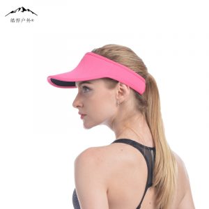 Men's and Women's Visor Hats for Outdoor Running and Sports, Breathable Sun Protection Caps