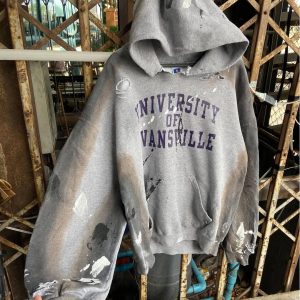 Heavyweight Vintage Street-Style Hoodie - Loose Fit