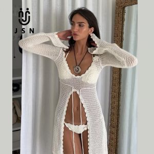 Short Dress With Ruffles Bikini Beachwear Swimsuit for Women