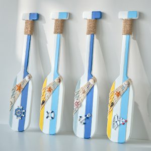 Ocean Wind Wooden Decorative Paddle
