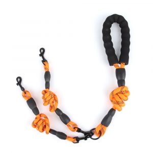 Reflective Triple-Dog Leash