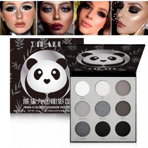 9-color smoked eye shadow plate waterproof easy to smudge eye makeup