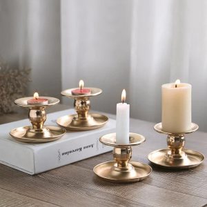 Metal Candlestick Ornaments Home Decoration