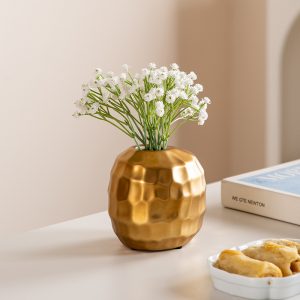 Golden Ceramic Vase