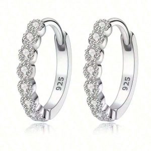 Sleek Silver Design Versatile for Daily & Party Wear Mini Stud Earrings