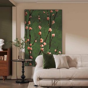 Living room decorative painting plum blossom