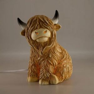 Highland Cow Table Lamp