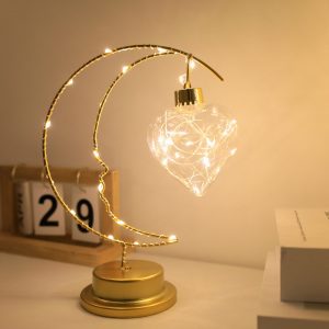 Decorative lamp Iron Moon Interior decoration