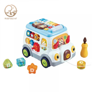 Baby Product Musical Educational Bus Multifunctional Montessori