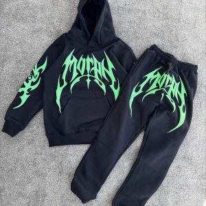 Designer Inspired Men Tracksuit Set Graphic Hoodie And Sweatpants
