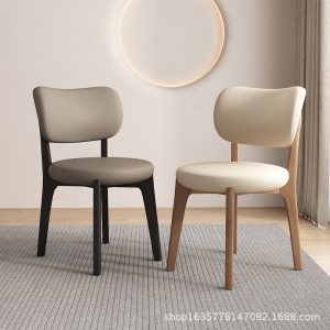 Solid Wood Dining Chair Household Restaurant