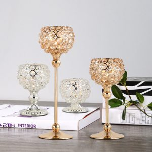Home Candlelight Dinner Creative Luxury Crystal Candle Holder