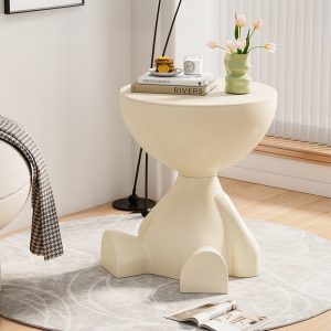 Coffee Table Cream Style Household Living Room Sofa Plastic Side Table