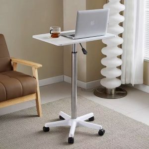 Pulley mobile small table standing Workbench