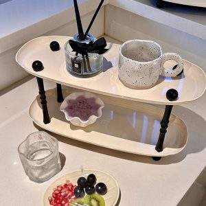 Simple Double-layer Desktop Storage Rack