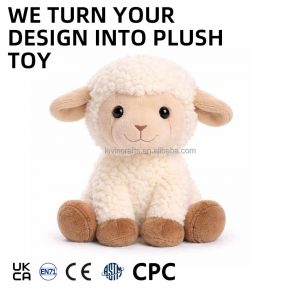 Fluffy Lamb Stuffed Animal Personalized Brand Plush Toy