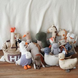Ins Baby Doll Canvas Duck Doll Children's Baby Rooster Pillow