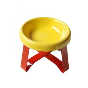Elevated Pet Food and Water Bowl (Neck-Protective Design)