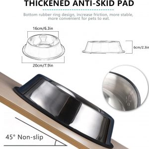 Stainless Steel Pet Bowl (Dog/Cat)