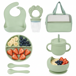 Non Toxic BPA Free Baby Divider Silicon Kids Dishes