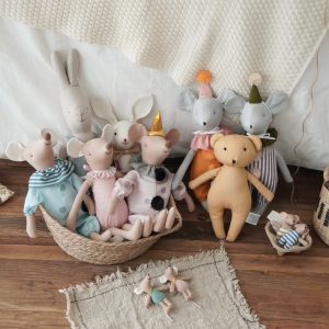Baby Plush Toy Comforts Sleeping Cute Rabbit Bear Mouse
