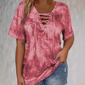 Casual and fashionable short sleeved T-shirt