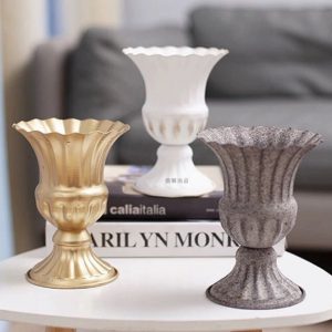European Retro Wrought Iron Flower Pot Wedding Decoration