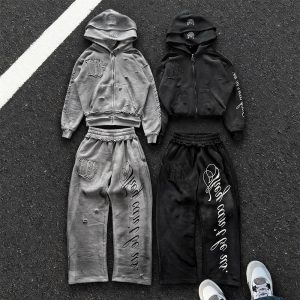 Streetwear Print Custom Fashion Design Hoodie Double Hood
