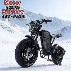 20-Inch 4.0-Wide-Tire Snow Electric Bicycle
