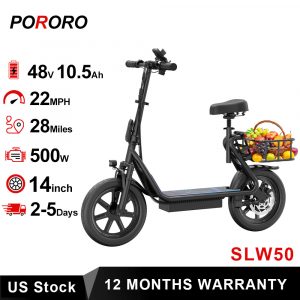 PORORO 14-Inch Electric Bicycle