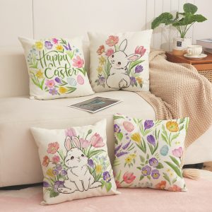Easter printed pillow case