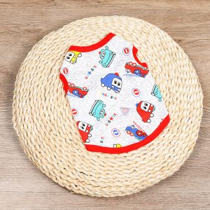 Cartoon-Print Cat Clothes