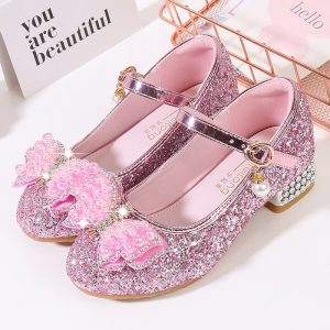 Baby Soft Sole Butterfly Crystal Sequin Princess Style