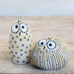 Owl Decorative Bird Art Resin Statue Ornaments
