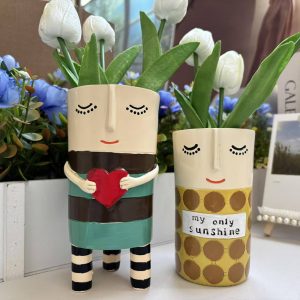 Resin Vase Fleshy Flower Pot