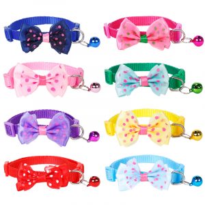 Pet bow collar